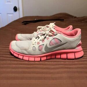 Nike Free 5.0 Kid’s Shoes Size 5.5 Leather Mesh